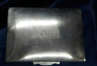 VINTAGE STERLING SILVER TRINKET CIGARETTE BOX PIANO HINGED HEAVY MEXICO 925 AAG 3