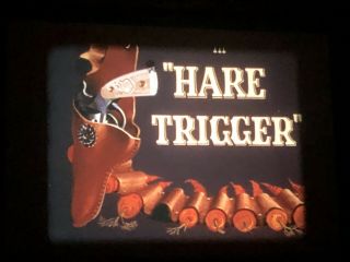 16mm Film Cartoon: Hare Trigger Bugs Bunny (1945)