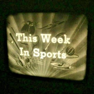 1954 This Week In Sports 16mm Sound Film - Kentucky Basketball,  Cccp Skiing