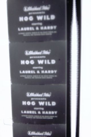 16mm Blackhawk Films,  Laurel & Hardy,  Hog Wild,  Hg08