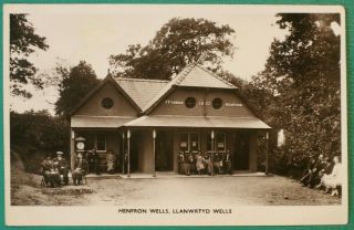 Henfron Wells,  Llanwrtyd Wells Vintage Postcard,  Unposted