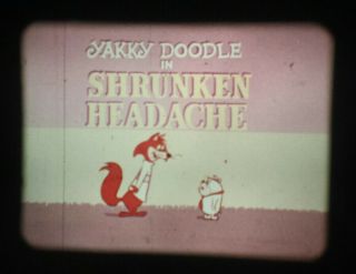 Yakky Doodle " Shrunken Headache " (hanna - Barbara 1961) 16mm Cartoon
