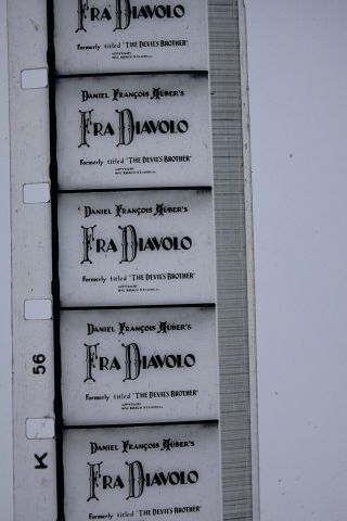 16mm Movie Film,  Laurel & Hardy,  Fra Diavolo,  Hg27