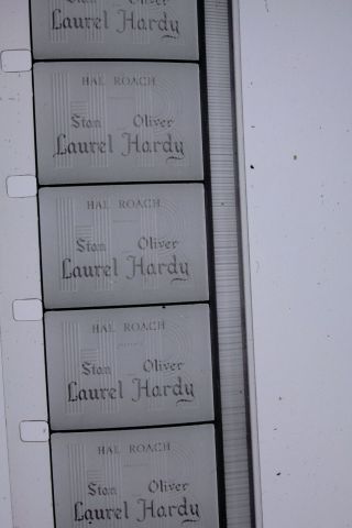 16mm Movie Film,  United Artists,  Laurel And Hardy,  A Chump At Oxford,  Hg76