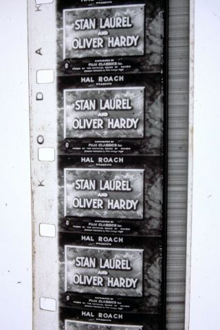 16mm Movie Film,  Film Classics,  Laurel And Hardy,  Blotto,  Hg83