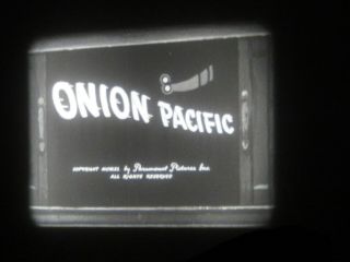 16mm Sound Vintage Popeye Cartoon " Onion Pacific " Vg 400 Ft