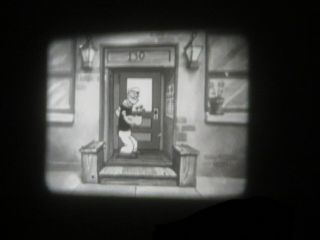 16mm sound vintage Popeye cartoon Beware of Barnacle Bill anchor end card 400 ' 3