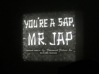 16mm Sound Vintage Popeye Cartoon " Your A Sap Mr.  J " 400ft