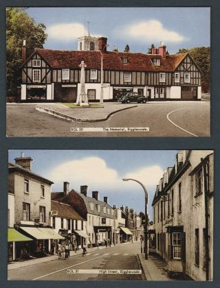 Biggleswade [bedfordshire] ; 2 Vintage Postcards