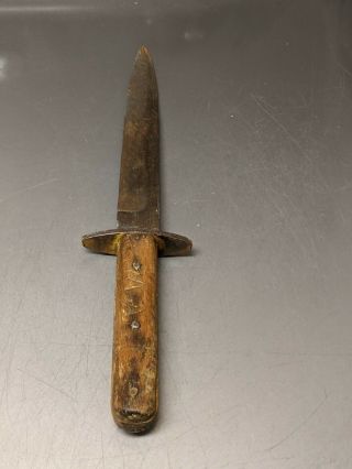 Rare Vintage Civil War Confederate Fighting Dagger Bowie Side Knife 12 3/4 "