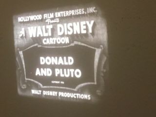 16mm Cartoons Donald Duck And Pluto Disney 1936 Mighty Mouse Rides Again