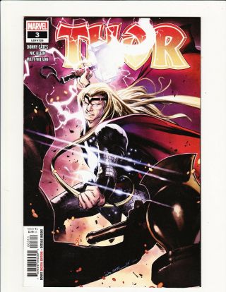 Thor 3 1st Print Black Winter Donny Cates (venom) & Nic Klein Marvel 2020 Key