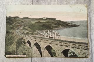 Vintage Postcard Of Carbis Bay Hotel And Viaduct