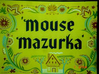 16mm Cartoon: " Mouse Mazurka " 1949 I.  B.  Tech