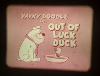 Yakky Doodle " Out Of Luck Duck " (hanna - Barbara 1961) 16mm Cartoon