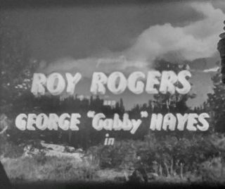 16mm Kodak Orig Print - Roy Rogers - Sheriff Of Tombstone Pd Gabby Hayes