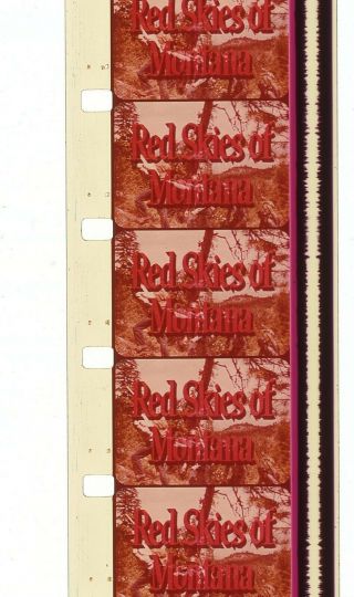16mm Feature Film Movie - Red Skies Of Montana (1952) - Richard Widmark