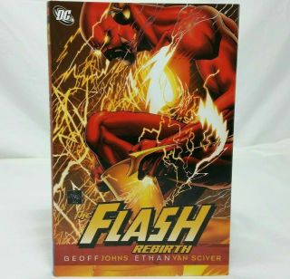 The Flash Rebirth Hardcover Graphic Novel Johns 1st Printing Dc Comics Book 2010