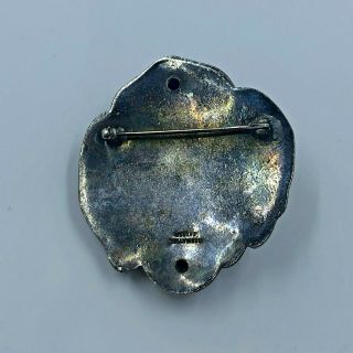 Vintage Joseff Of Hollywood Silver Elephant Pin Brooch 2