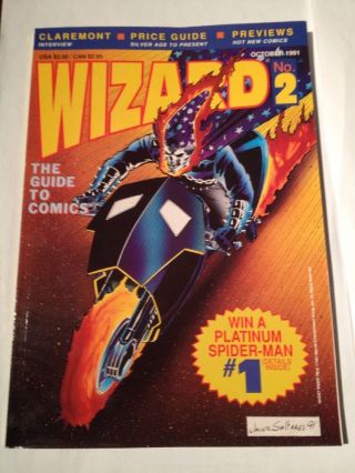 Wizard 2,  Ghost Rider Cover