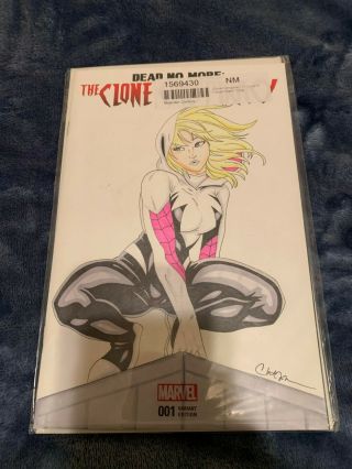 Spider Gwen Art Sketch Cover Variant Comic Book Marvel