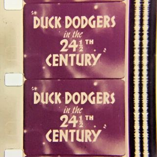 16mm Film Cartoon: Looney Tunes - " Duck Dodgers In The 24th And A Half Century "