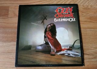 Ozzy Osbourne Blizzard Of Ozz Lp Vinyl Record Jet Jz 36812 First Us Press Randy
