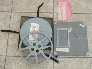 16mm Empty Movie Reel,  Can And Box,  12 Available