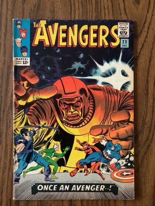 Avengers 23 Vg/fn 5.  0 1st John Romita Marvel Silver Age Work Kang