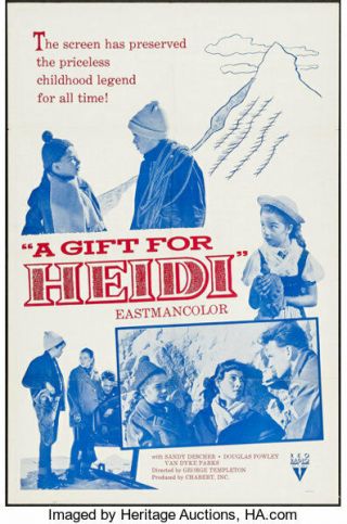 Rare 16mm Feature: A Gift For Heidi (sandy Descher / Van Dyke Parks) Rko - - Family