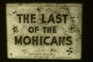 The Last Of The Mohicans 16mm 1936 Randolph Scott James Fenimore Cooper Seitz