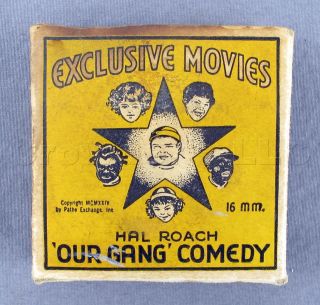 Vintage Antique 1924 Hal Roach Our Gang Comedy Cake Party 16mm Film Movie Tape