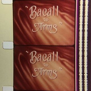 16mm Film Cartoon: Merrie Melodies - " Bacall To Arms "