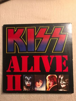 Kiss Alive Ii 2 X Lp Keel Gatefold Pressing 1977 Vinyl Record Rare