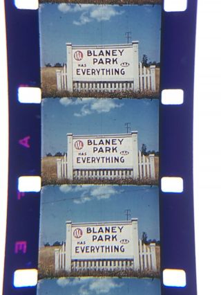 16mm Silent Kodachrome Home Movie Blarney Park Mi.  Caboose,  More,  1940’s400”