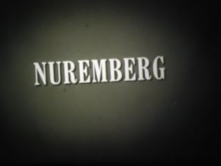 16mm Nuremburg Trials Documentary Film