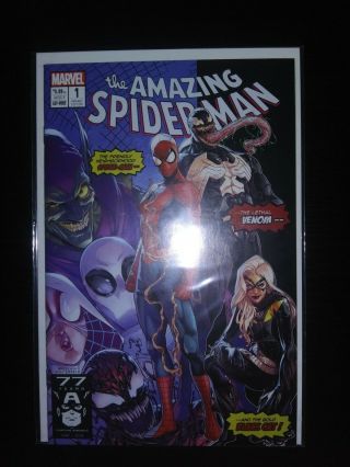 Spider - Man 1 Vol 5 Campbell Variant A Mutants 98 Cover Homage Nm