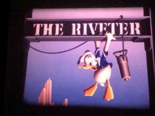 16mm Film Cartoon: Donald The Riveter (1940) Ib Tech