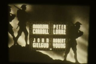 Secret Agent 16mm Alfred Hitchcock Peter Lorre John Gielgud Carroll 1936