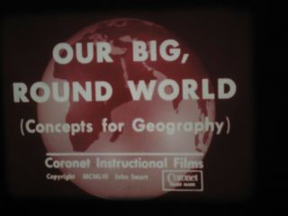 16mm Our Big World Educational Film Faded Color 400 