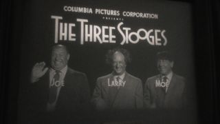 16mm The Three Stooges In " Sappy Bull Fighters " Final Released Short - Print