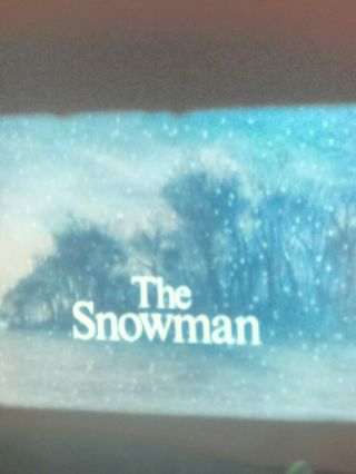 16mm Film Cartoon: The Snowman (1982) Based On Raymond Briggs Book,  Lpp