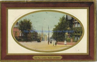 Leicester Hill Top London Road 1912 Vintage Postcard