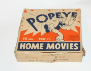 Popeye Home Movies 16mm 100 Ft Road Busters