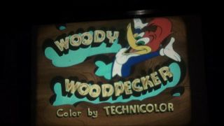 16mm Woody Woodpecker SLEEP HAPPY 1951 Cartoon - IB TECHNICOLOR - w/ funny opening 3