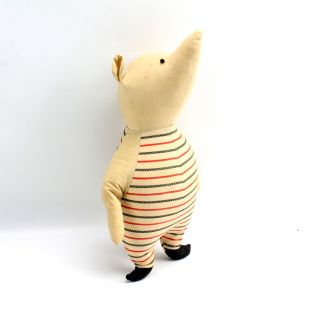 Vintage Agnes Brush Piglet Winnie The Pooh Plush Handmade Toy