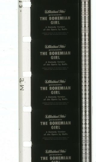 16mm Feature Film Movie - The Bohemian Girl (1936) - Laurel And Hardy