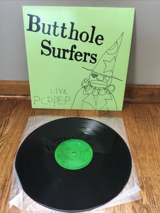 Butthole Surfers Live Pcppep Vinyl Record 1984