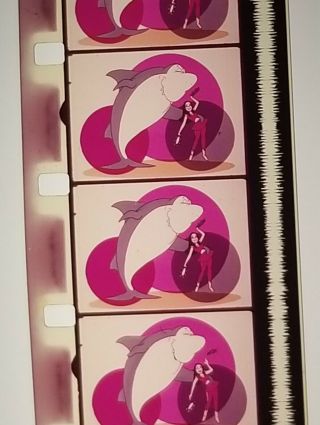 16mm Hanna Barbara Jabberjaw Full Cartoon (1976) Color Orig.  Tv Print Jaws