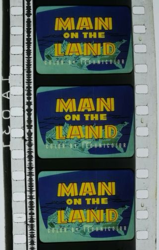 Man On The Land,  35mm Film,  Colour Animated Cartoon,  Busostow Production